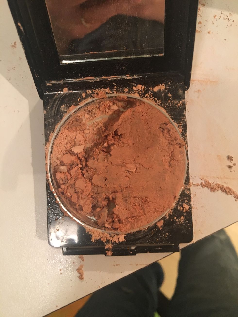 Add in the rubbing alcohol then let it sit for a few hours