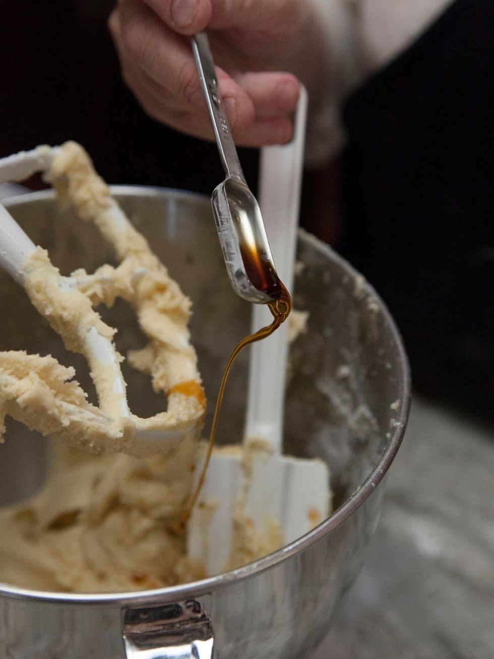Add in the vanilla extract.