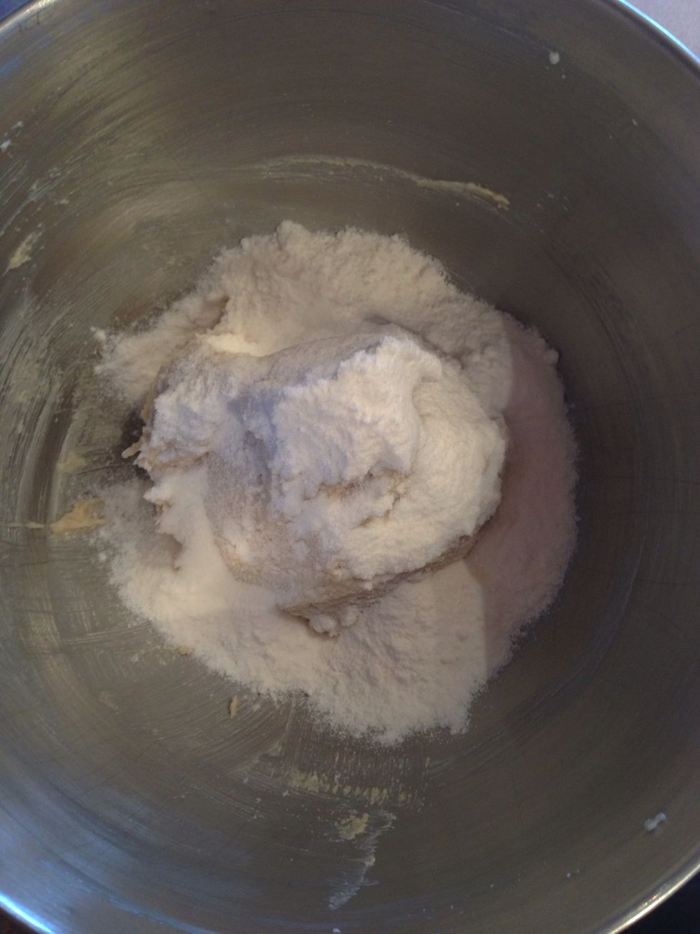 Add in the vanilla pudding mix.