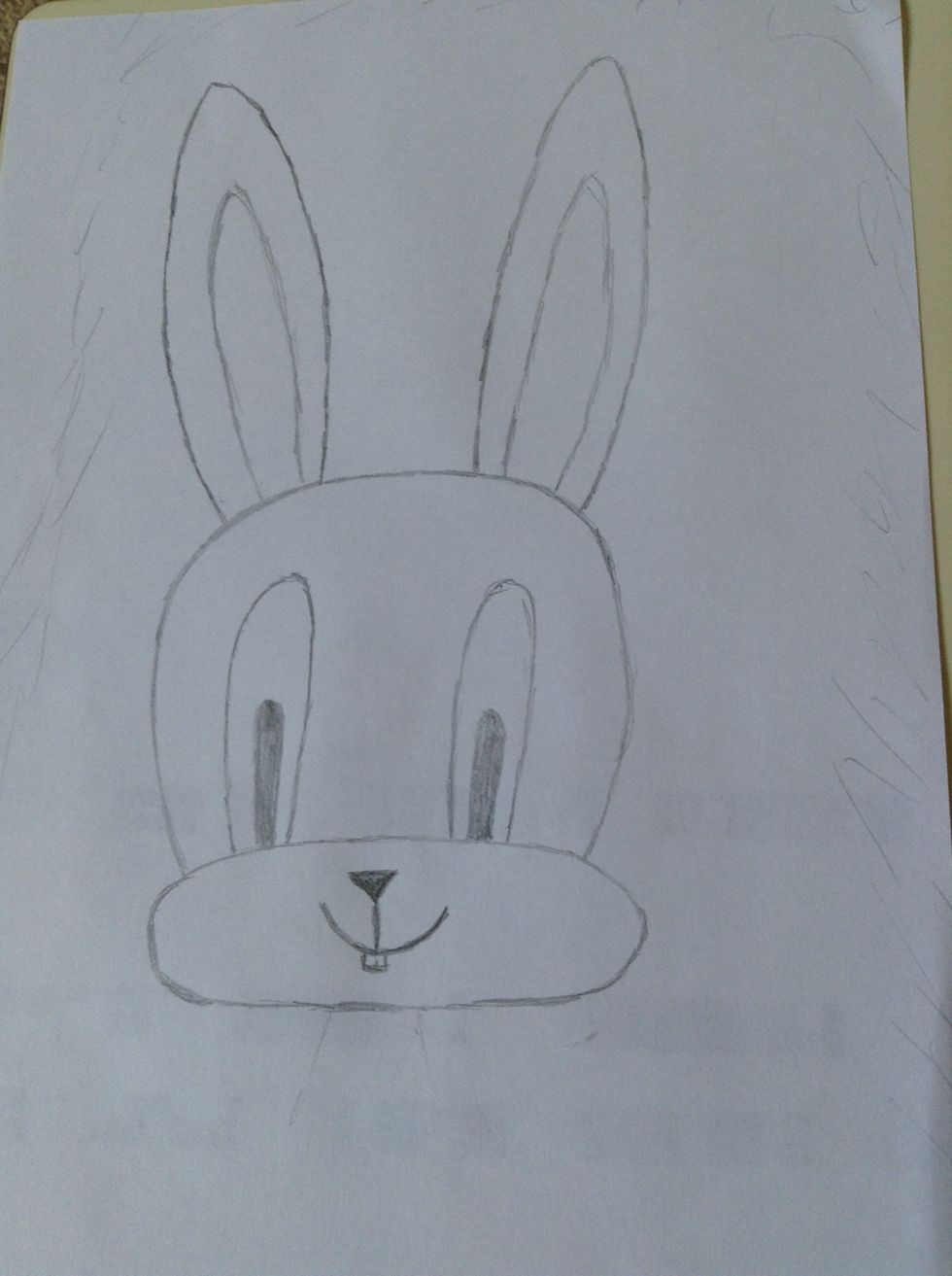 Add in whatever background you want, and colour it in!