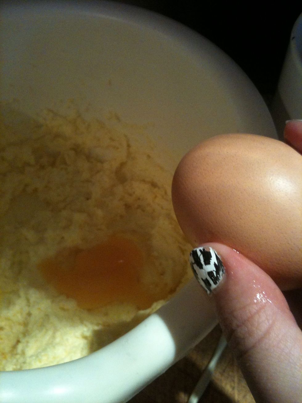 add in your 2 eggs :)