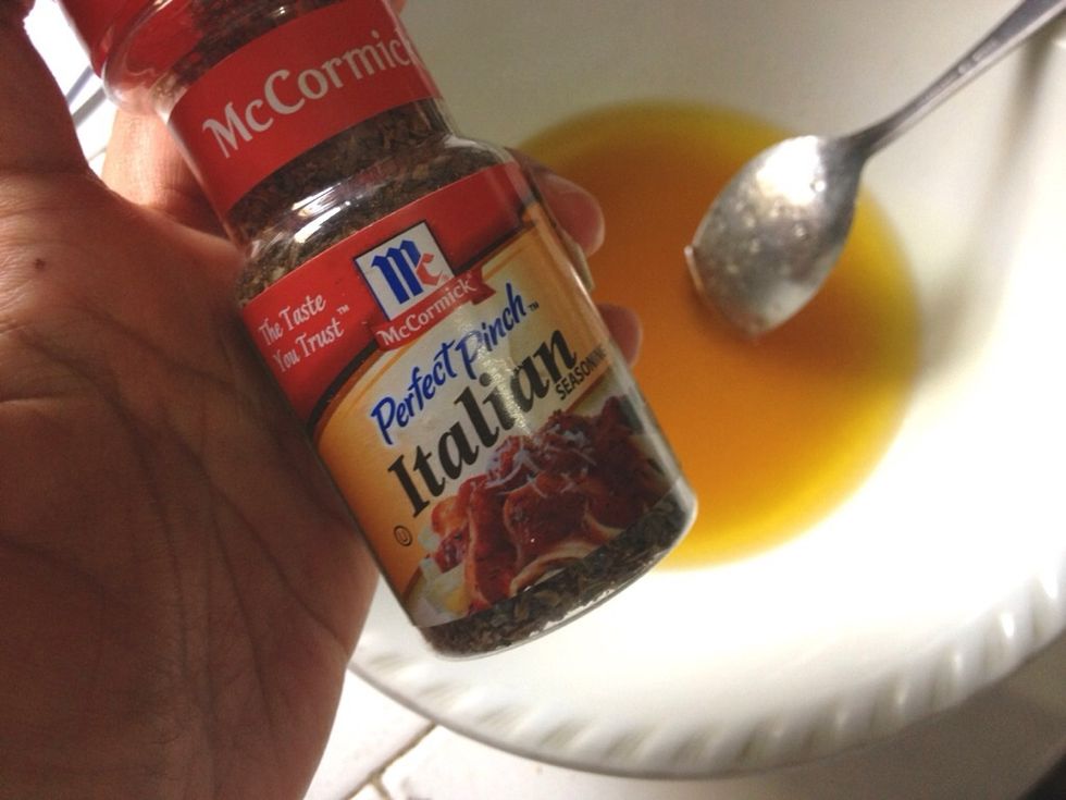 Add in your favourite dried herbs. I choose Italian mix. If you like your corn a bit spicy, simply add in some cayenne