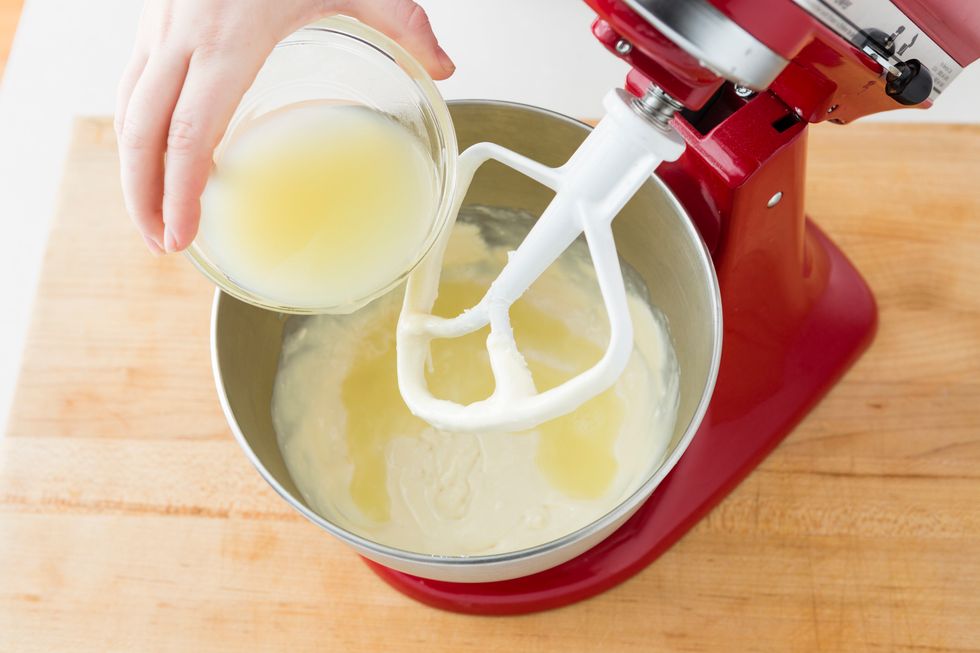 Add in your key lime juice and mix until smooth.