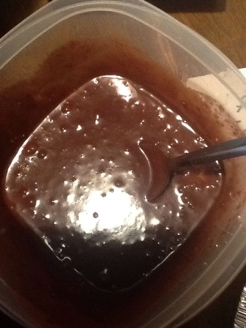 Add ingredients & stir the mix throughly