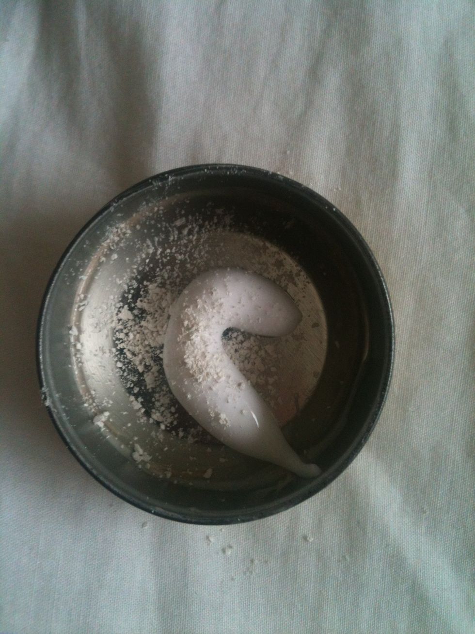 Add it all to the moisturizer in the container