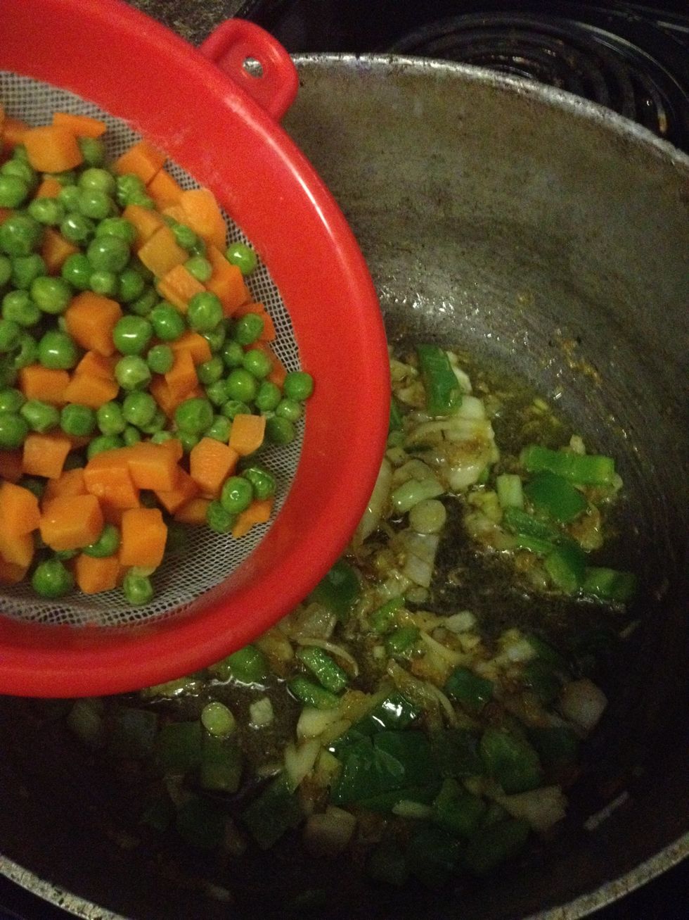 Add it ... and let it fried