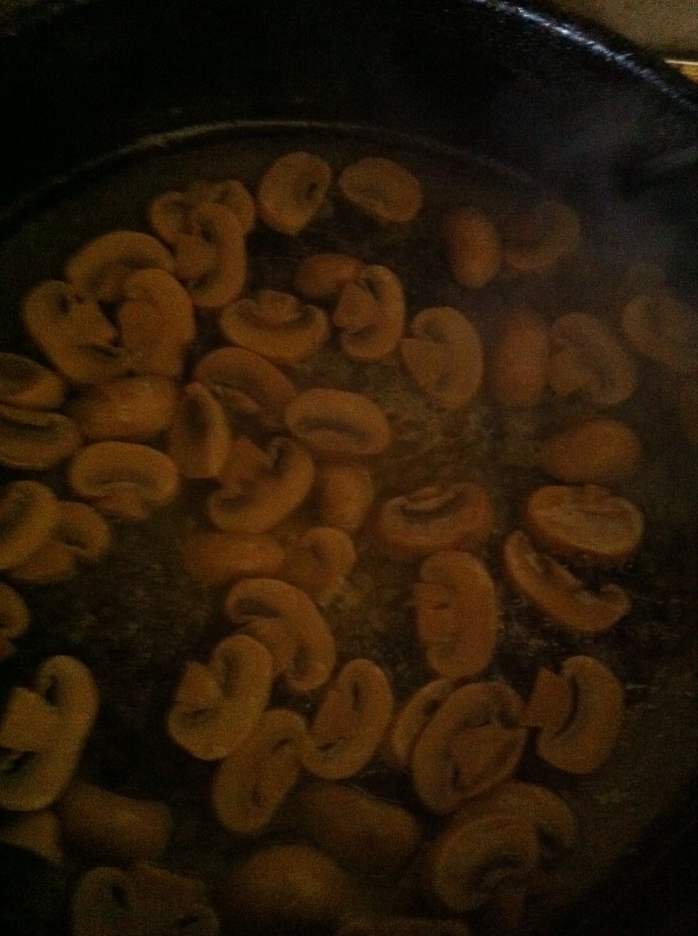 Add it on the butter an leave for 15 min