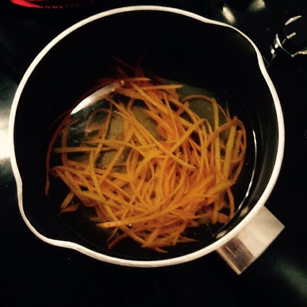 Add it to boiling water for about 2min.