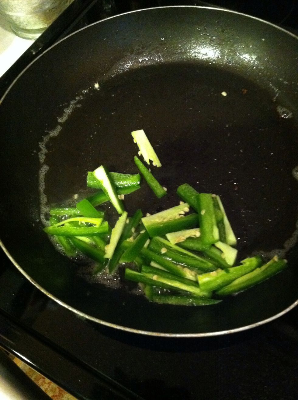 Add jalape\u00f1os until they are soft