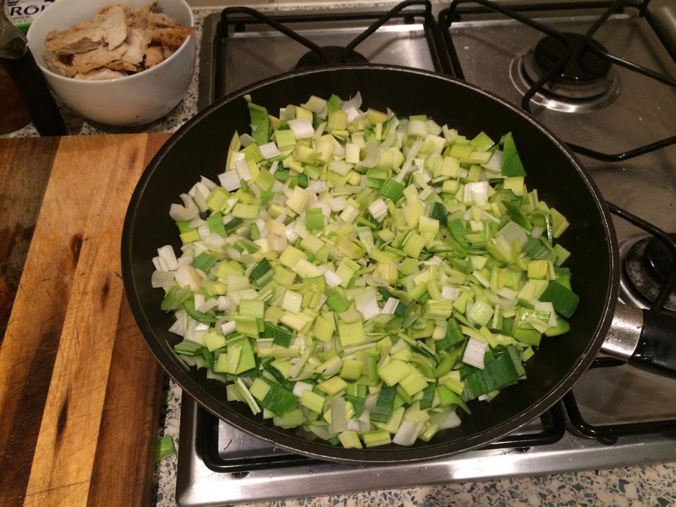 Add leeks