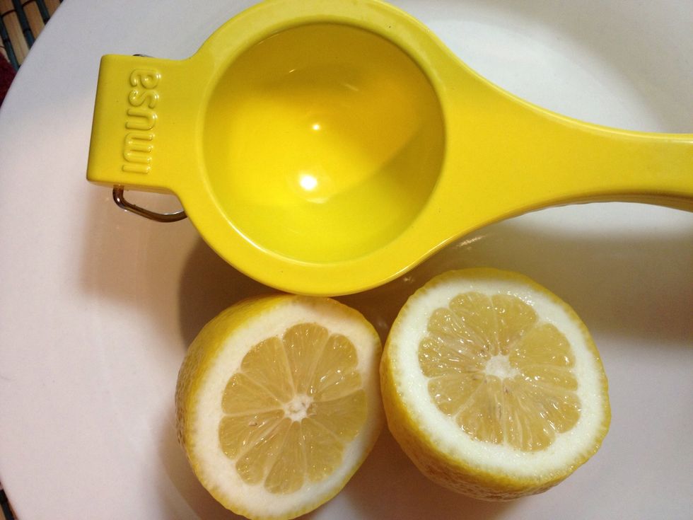 Add lemon juice (3 lemons will do fine )