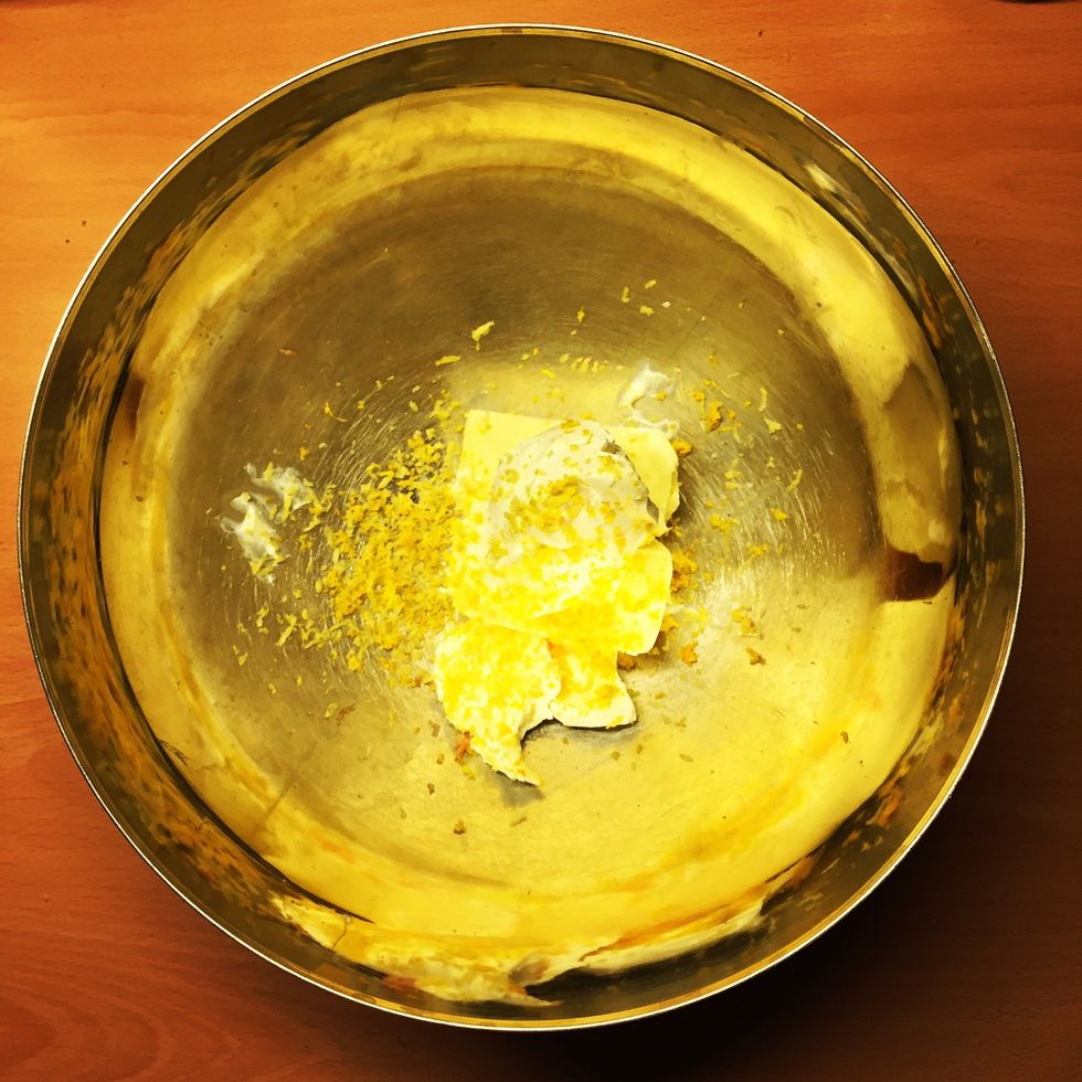Add lemon zest