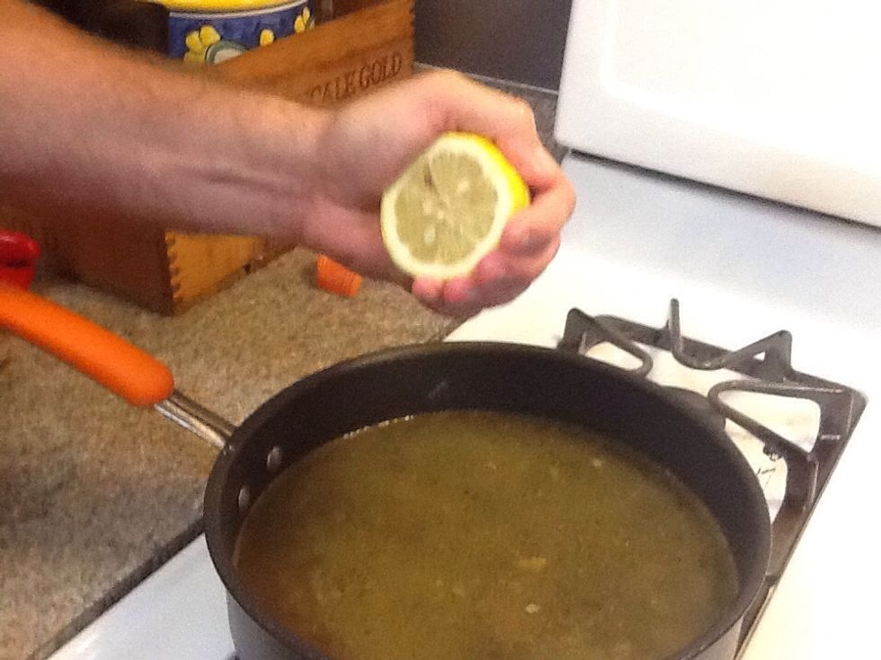 Add lemon