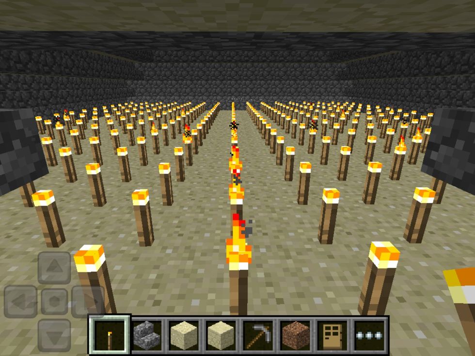 Add lights on the floor.