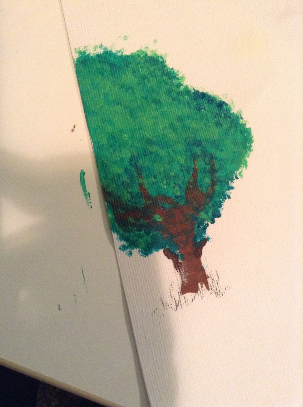 add lights to the bottom and darks to the top