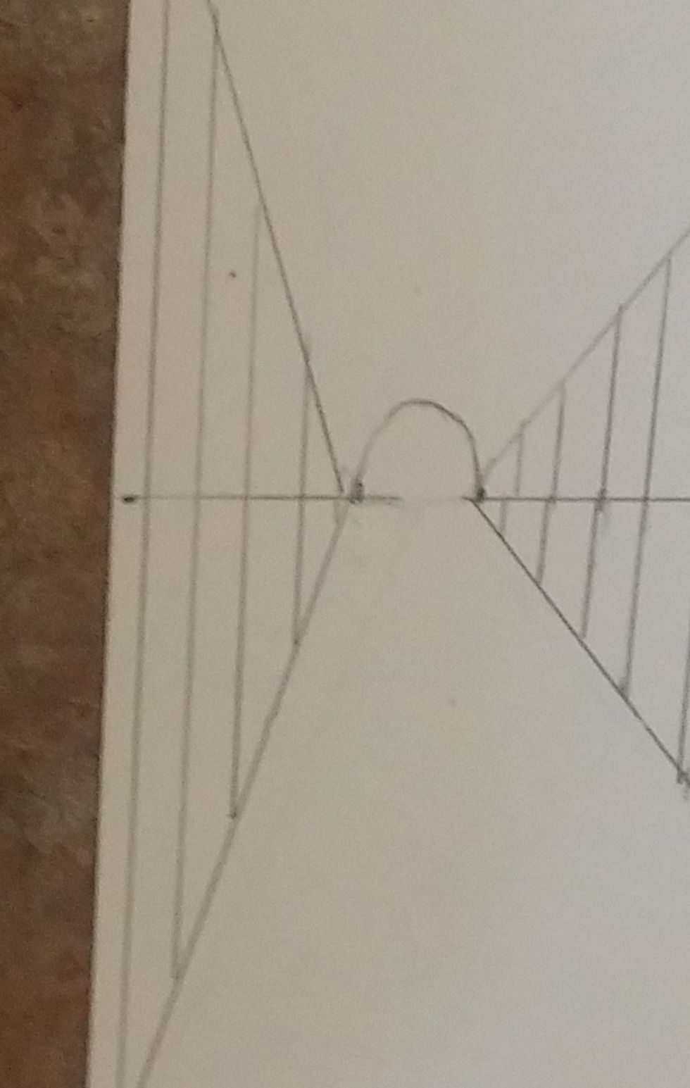 Add lines like we did with the middle diamond. These lines represent where trees will be placed.