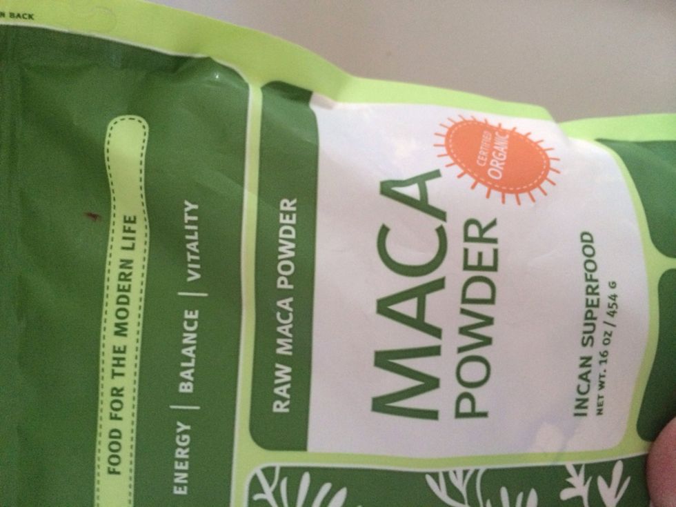 Add maca powder