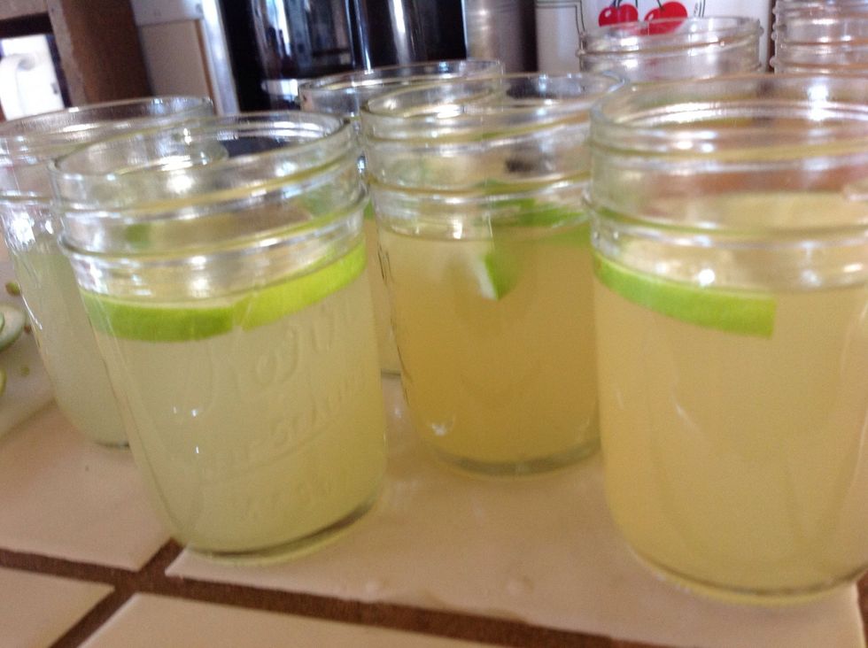 Add margarita mix & tequila.