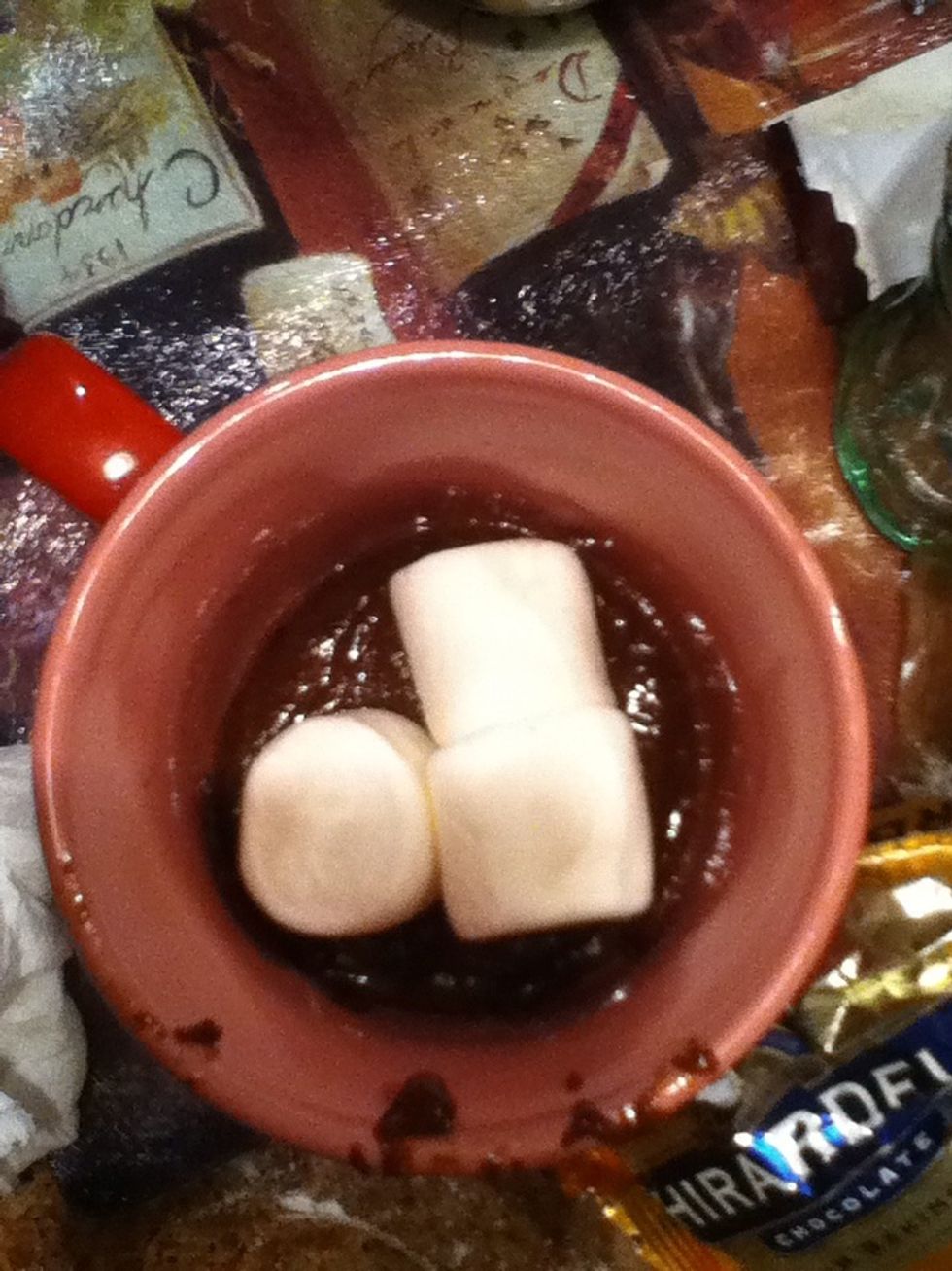 Add marshmallows (optional)