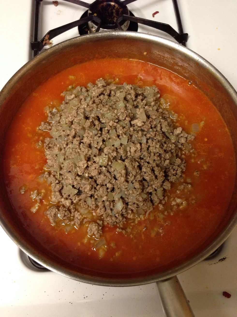 Add meat