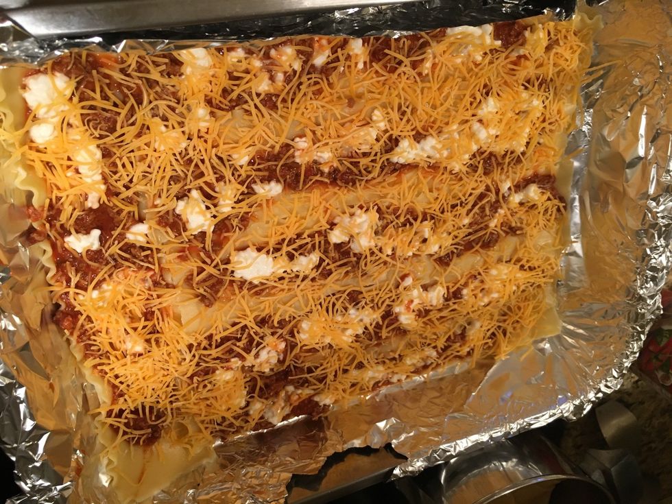 Add mild cheddar cheese