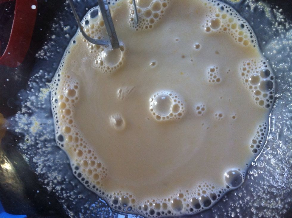 Add milk and Combine until smooth.