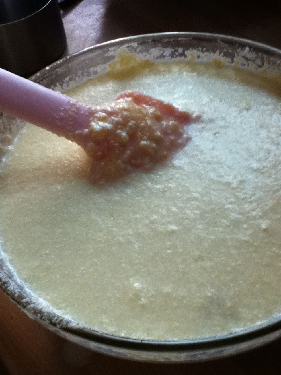 Add milk and mix It should look like this