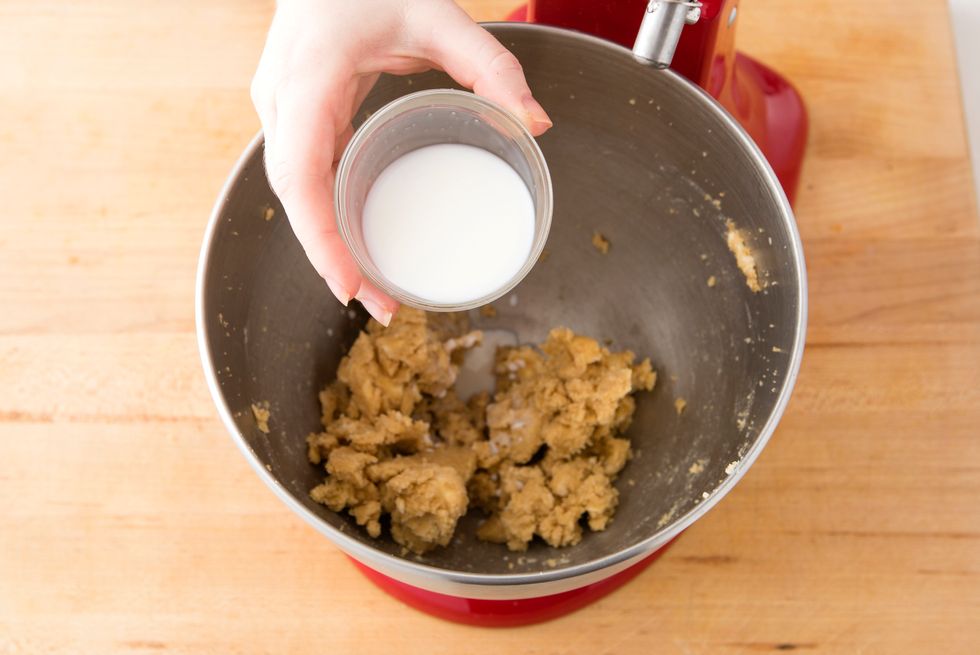 Add milk.