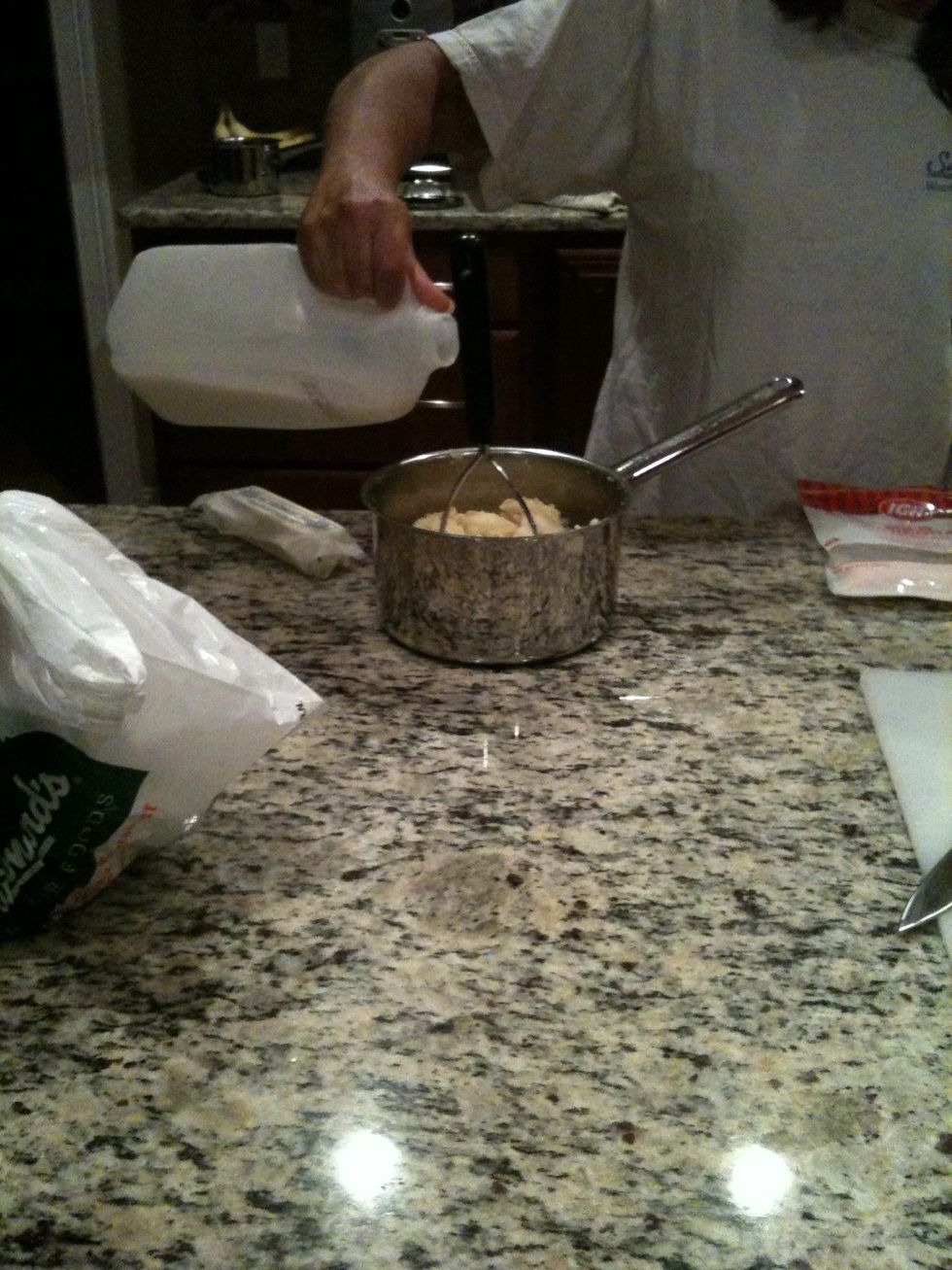Add milk