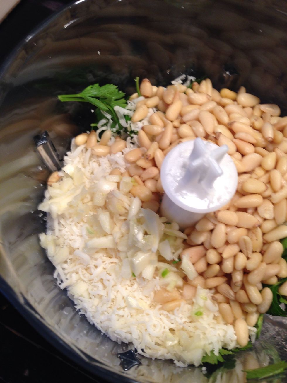Add minced/chopped garlic
