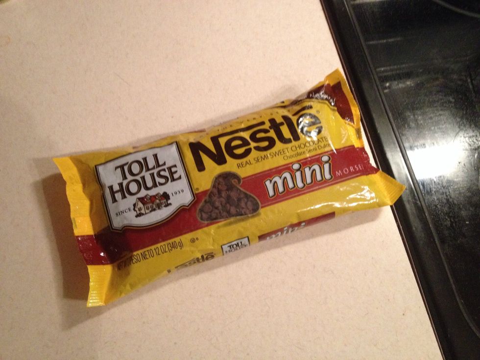 Add mini chocolate chips.