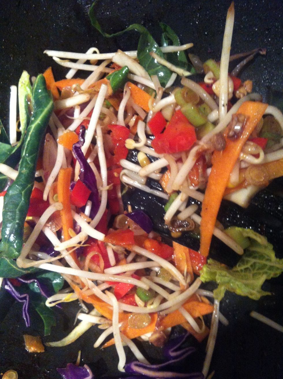 Add mixed veg