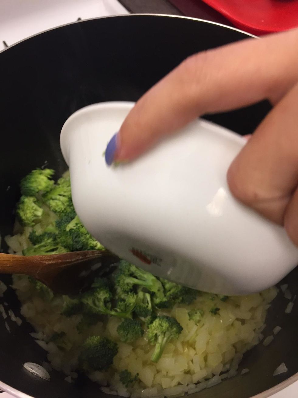 Add more broccoli