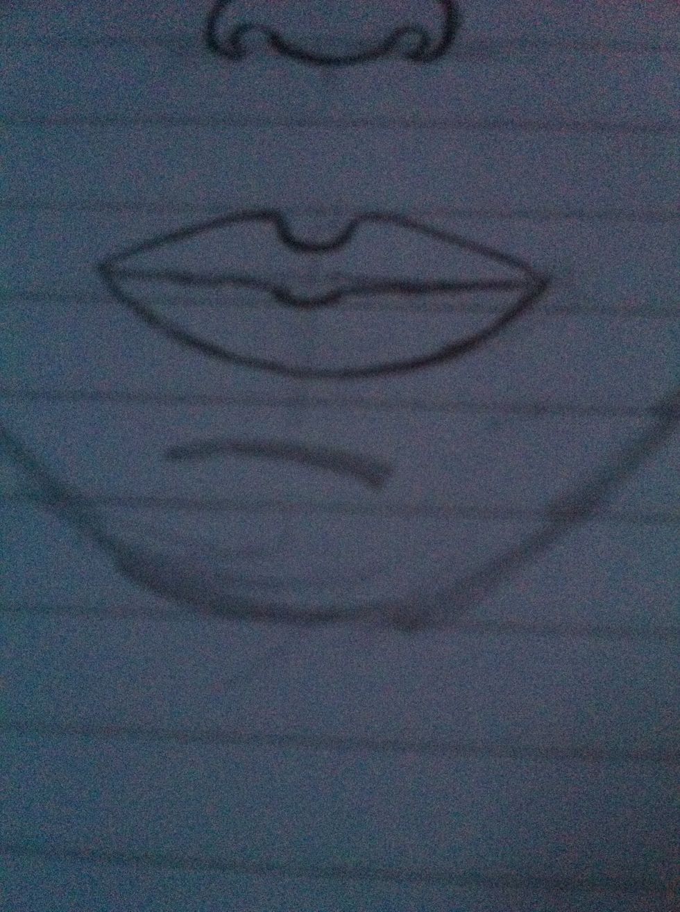 Add more detail if you like on the chin