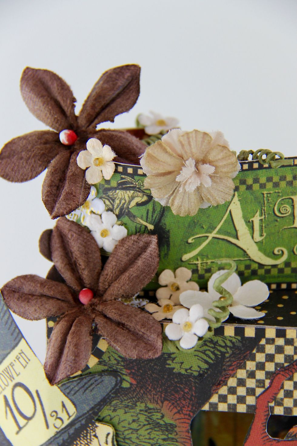 Add more flowers on the upper left side.