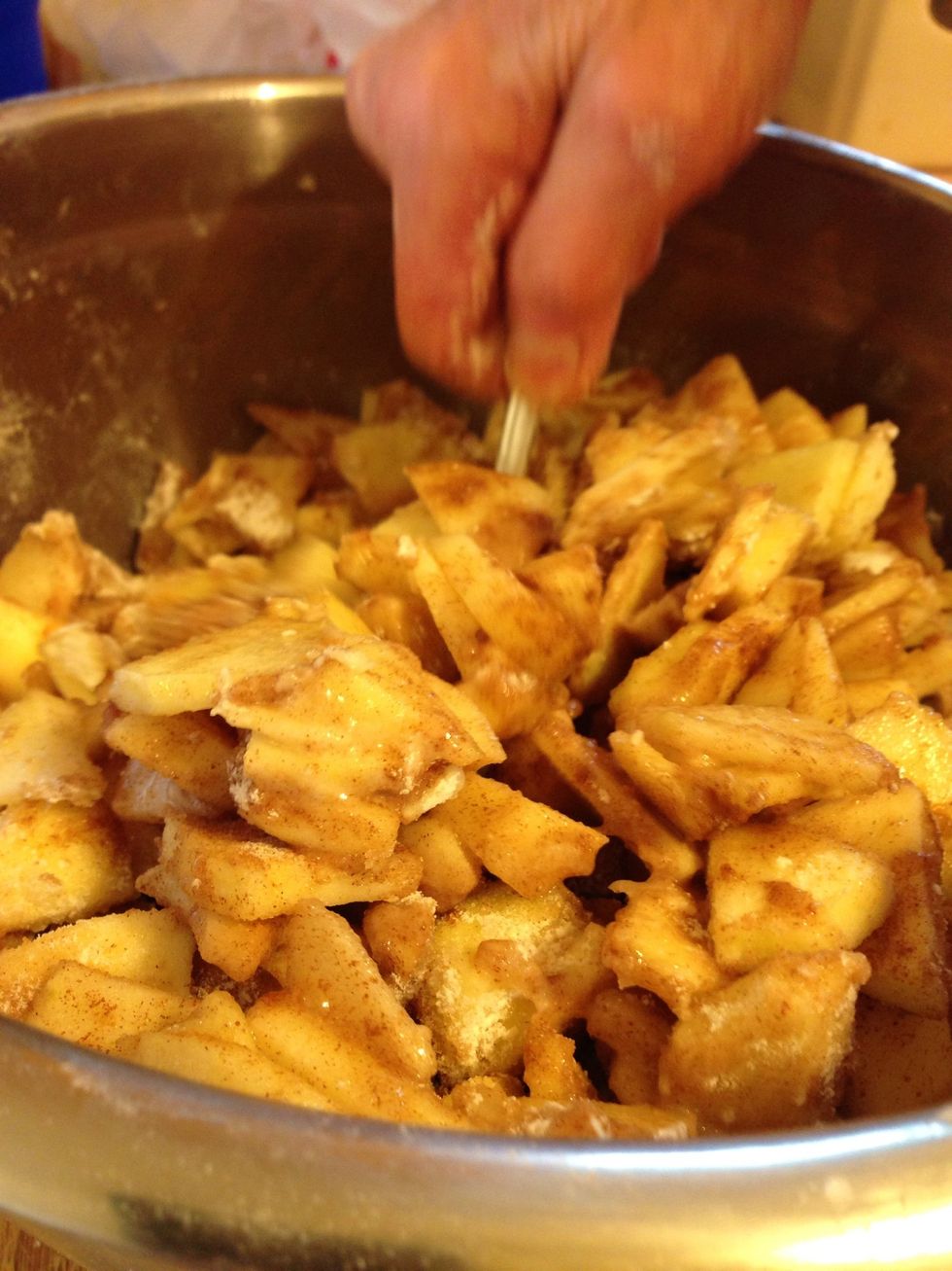Add more juice or more flour to get the consistency just right.