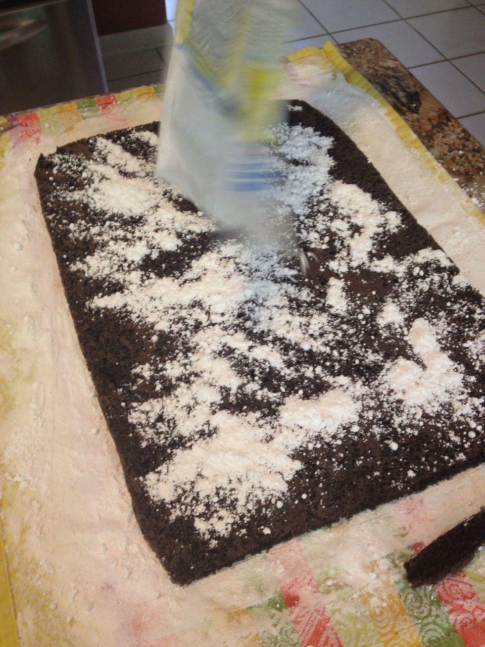 Add more powdered sugar.