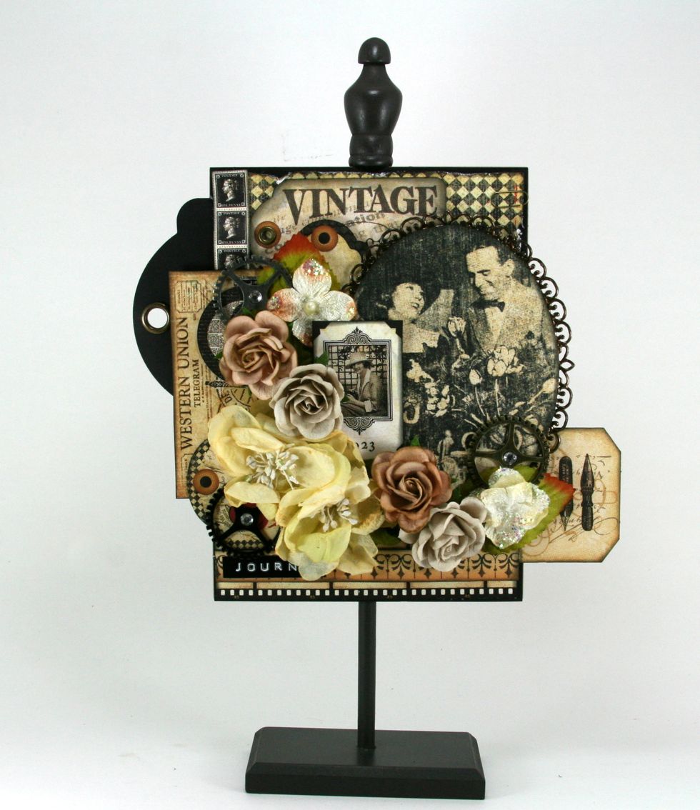 Add more roses alternating the hues.