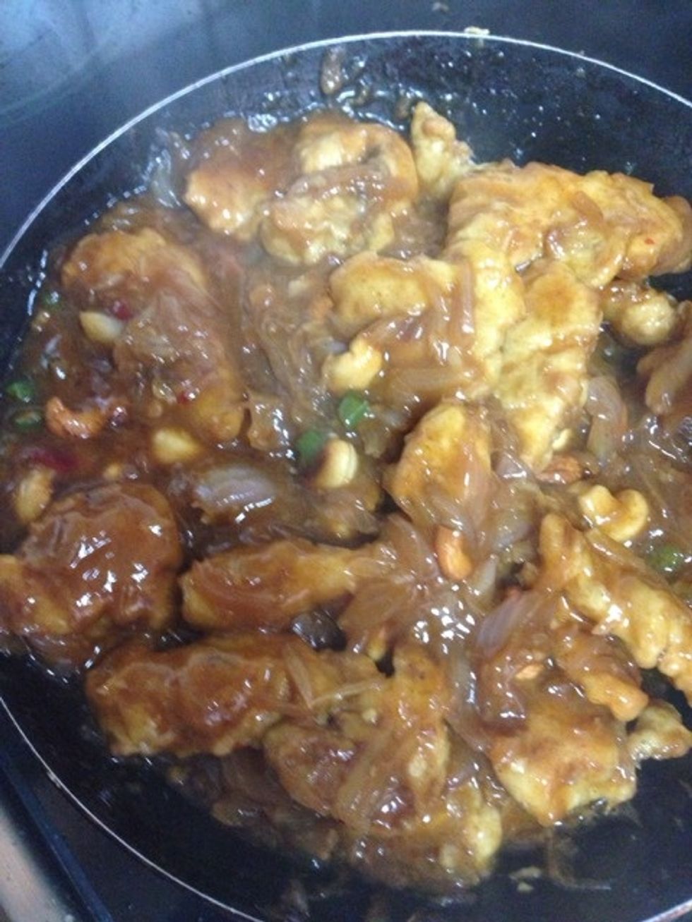 Add more soya sauce and/or honey (with little water) to taste.