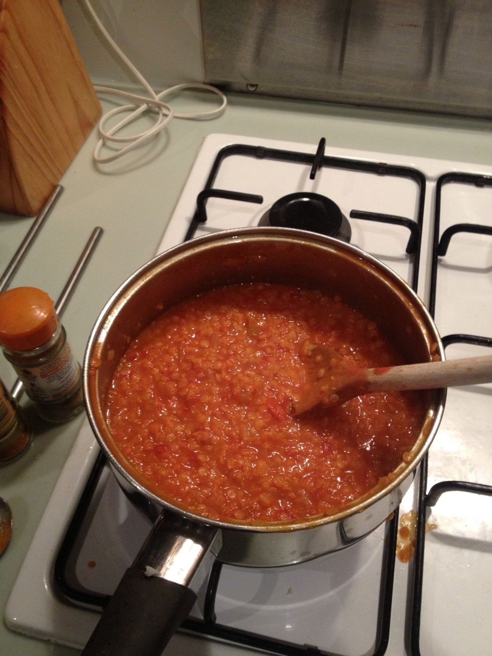 Add more water if necessary