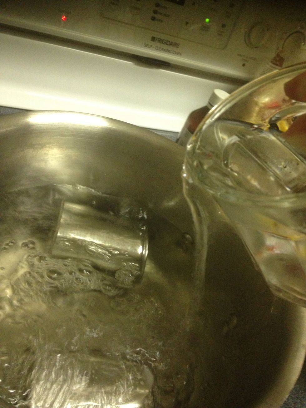 Add more water--keep those cans covered.