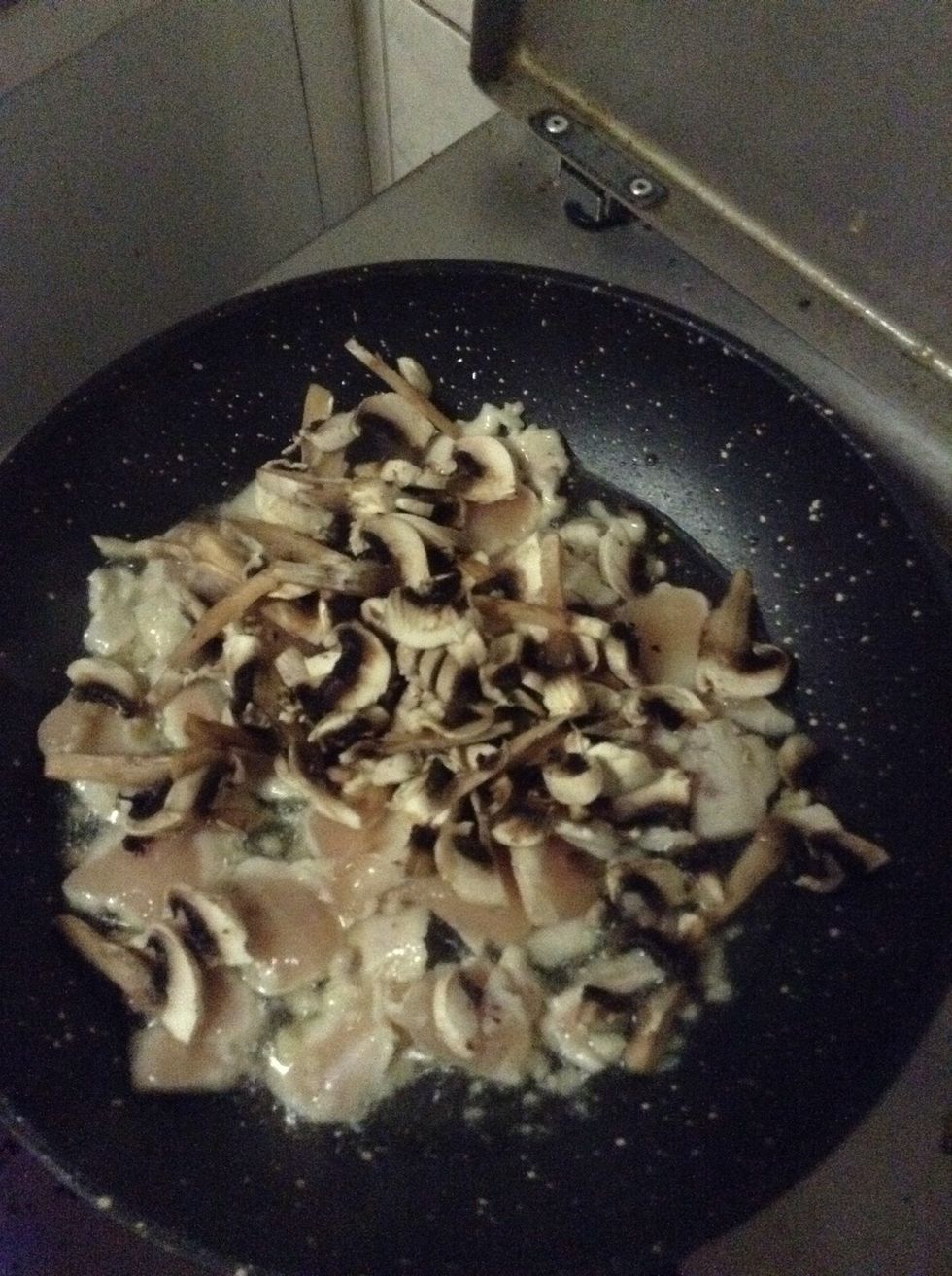 Add mushrooms in it