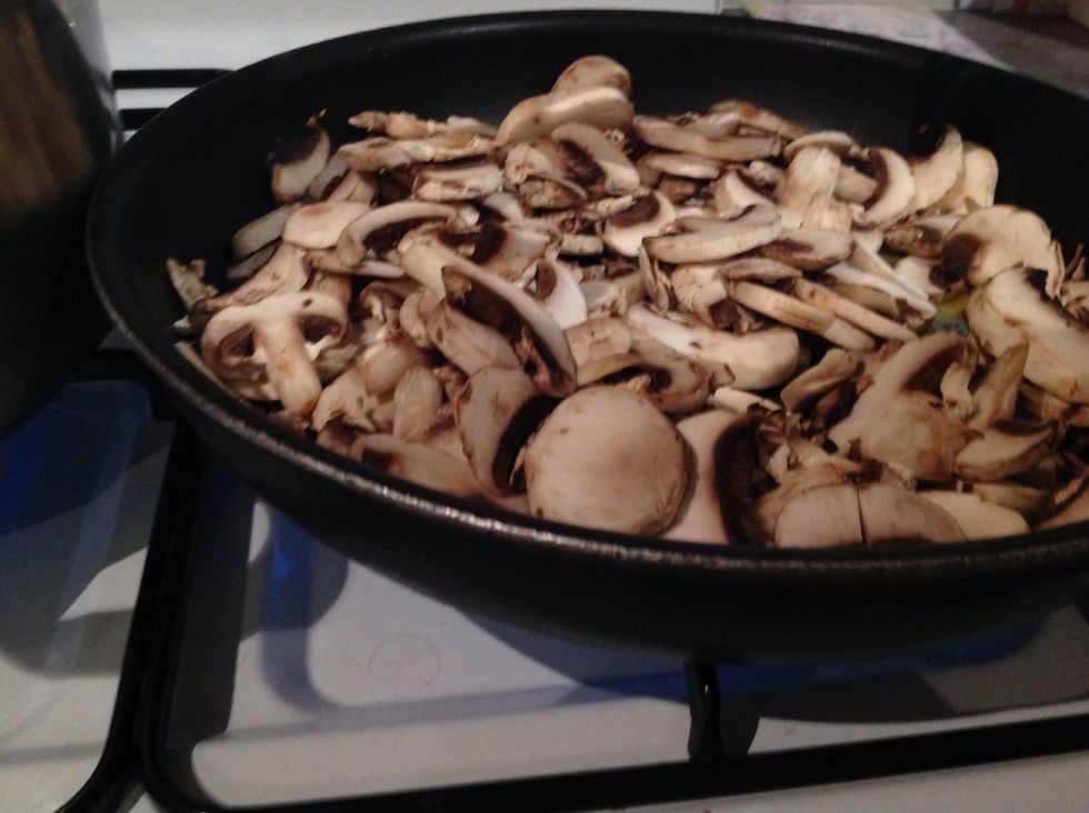 Add mushrooms to the pan