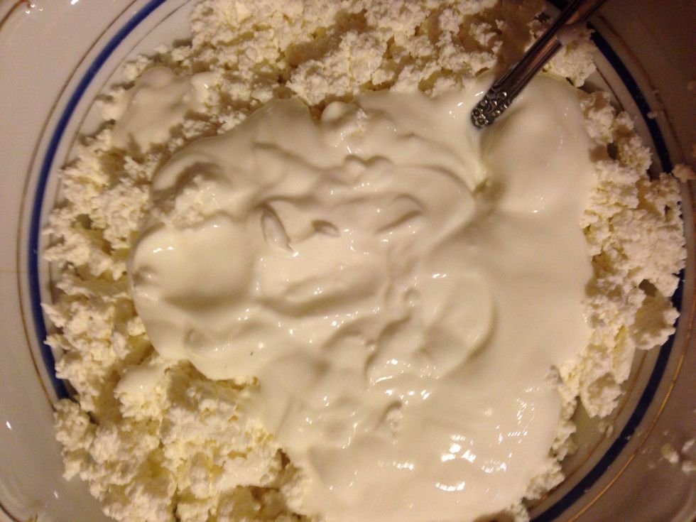 Add natural yogurt.