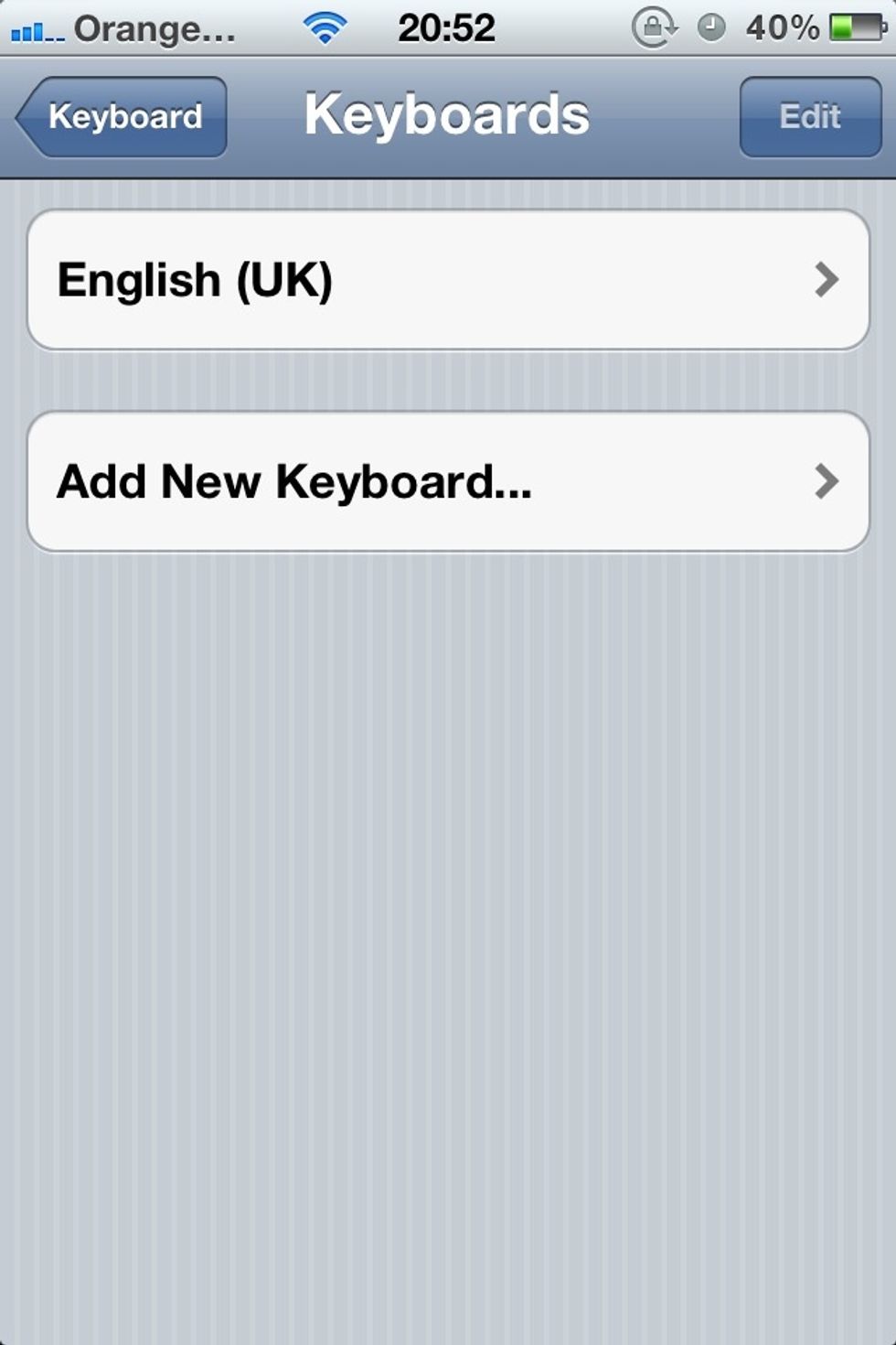 Add new keyboard!