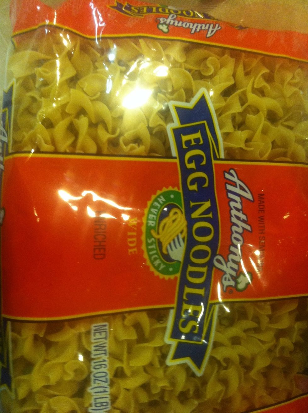 Add noodles into pot and watch until noodles cook. It's ready!