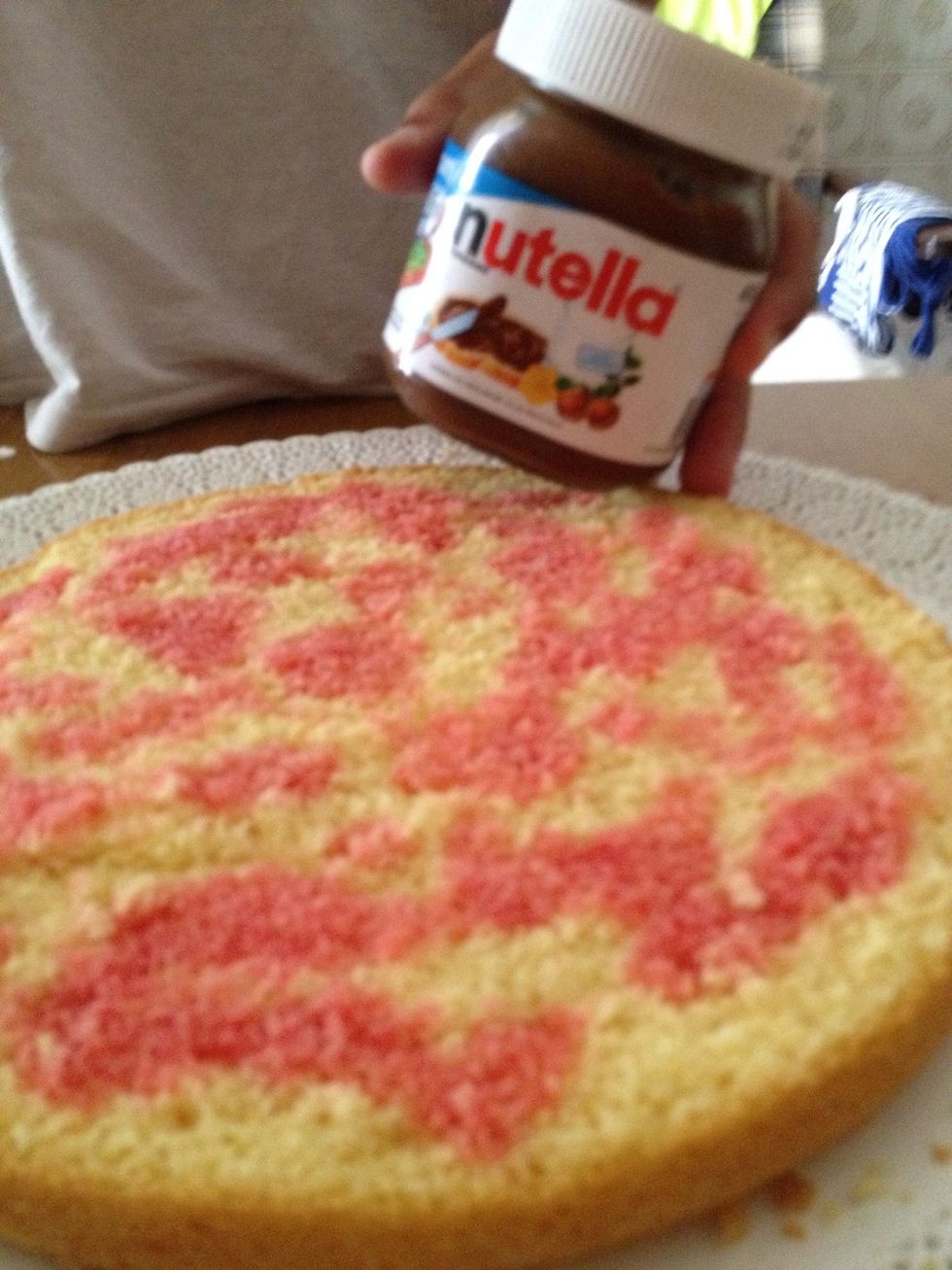 Add nutella or chocolate cream