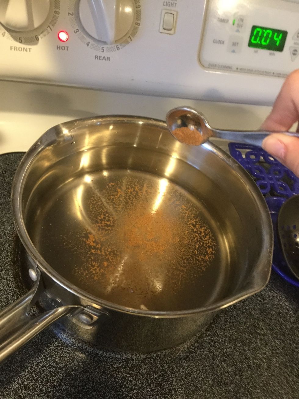 Add nutmeg and cinnamon