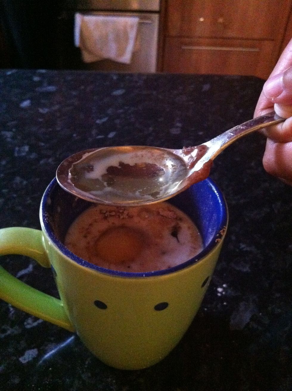 Add oil, feel free to use 1 tablespoon less.