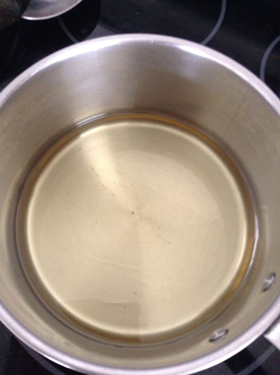 Add oil to a pan, let it get hot